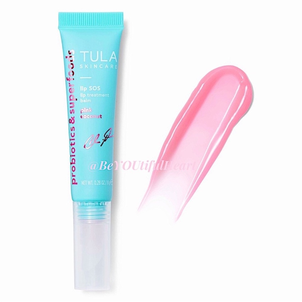 TULA Skincare x Christina Milian Lip SOS Lip Treatment Balm in Pink Coconut